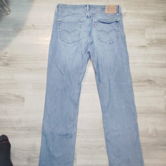 Vintage 90s Levis Light Wash Straight Leg Jeans Measured 36x34 #B18-C1536 - Picture 3 of 3